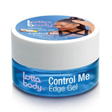 Lottabody Edge Control Hair Styling Gel with Coconut & Shea Oils 2.25 oz.(Pack of 12)