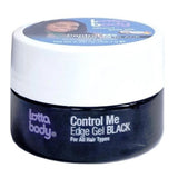 Lottabody Control Me Edge Gel Black With Coconut & Shea Oils 2.25 oz (Pack of 12)