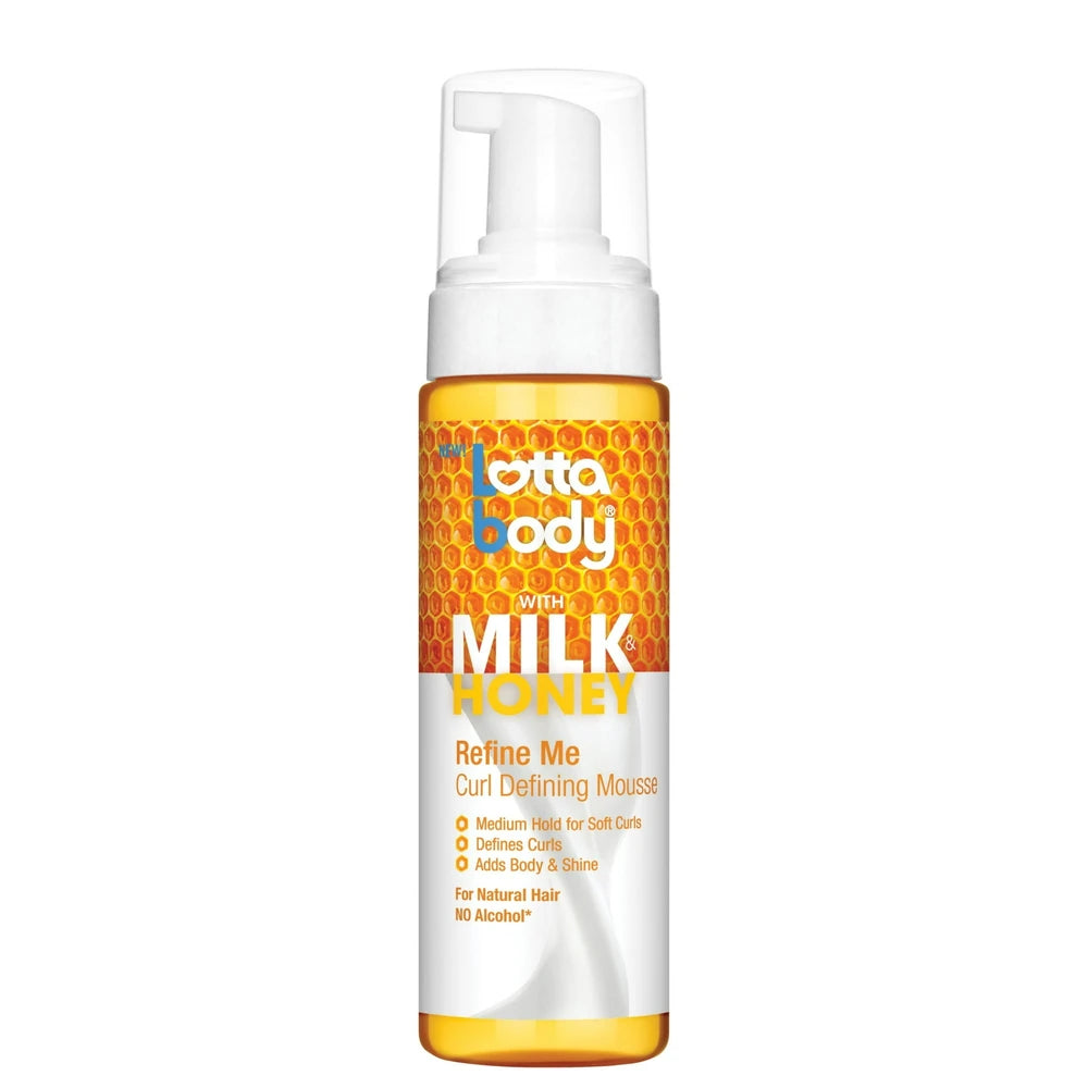 Lottabody Refine Me Curl Defining Mousse Milk and Honey 7oz (Pack of 12)