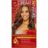 Creme of Nature Exotic Shine Color With Argan Oil Medium Warm Brown 7.3, 1 ea (Pack of 12)