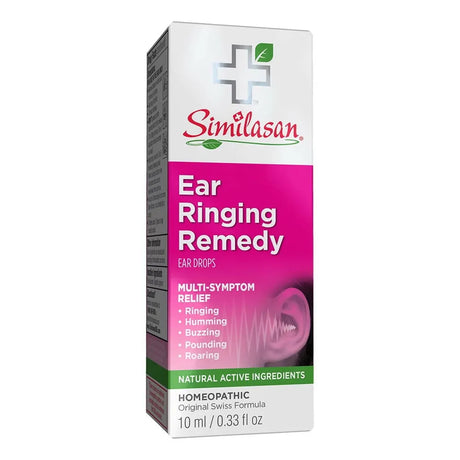 Similasan Ear Ringing Remedy Drops For Temporary Ear Ringing Relief 0.33Oz (Pack Of 24)
