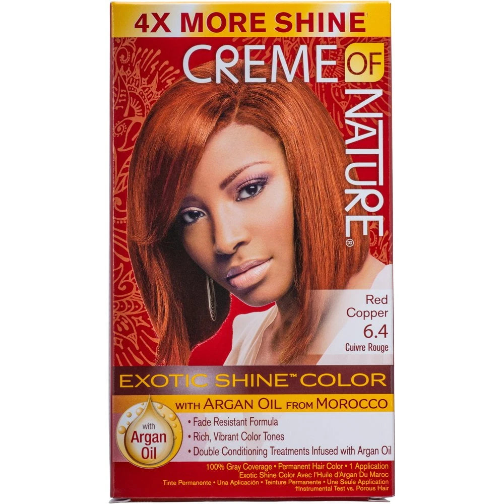 Creme of Nature Permanent Hair Color Red Copper 6.4, 1.0 CT (Pack of 12)