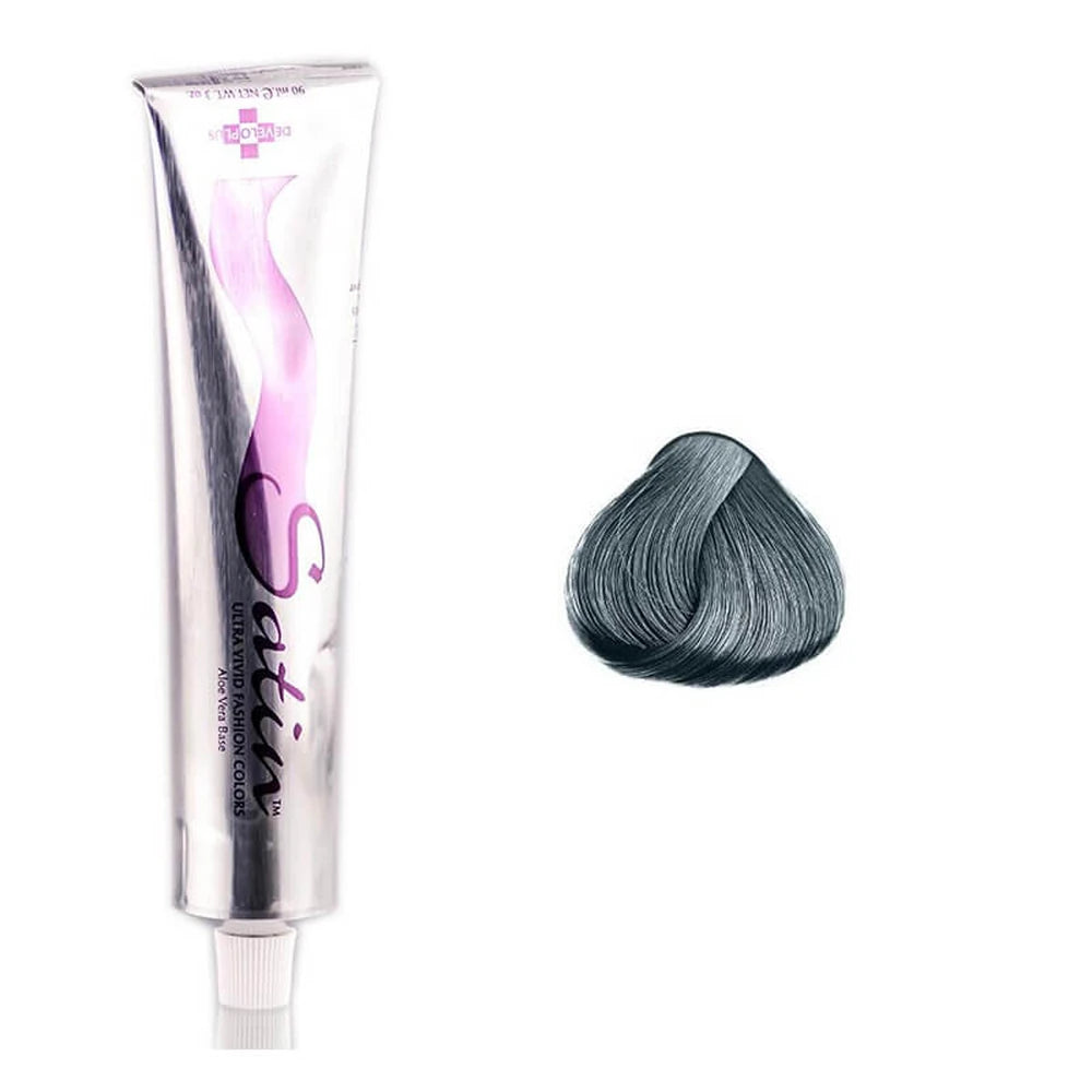 Satin Bold Series Aloe Vera Infused Hair Color - 3 oz - 8 Titanium Silver (Pack of 24)