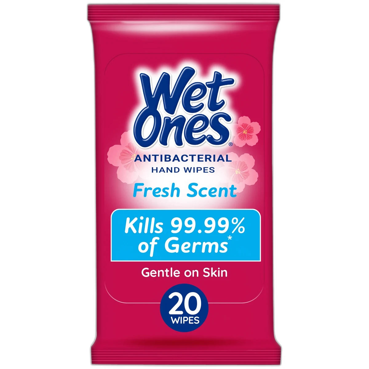 Wet Ones Antibacterial Fresh Scent Hand Wipes 0.23Oz (Pack Of 30)