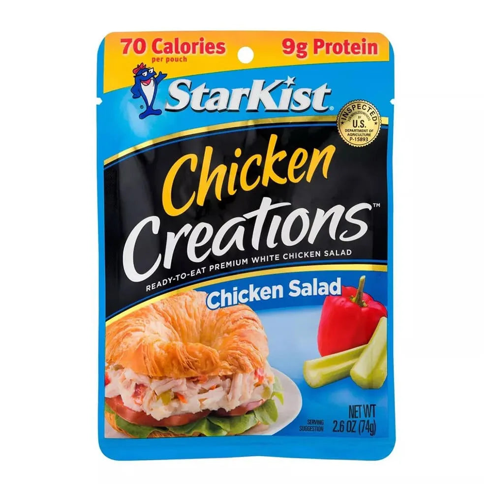 StarKist Chicken Creations Chicken Salad Single Serve Pouch 2.6Oz (Pack of 12)