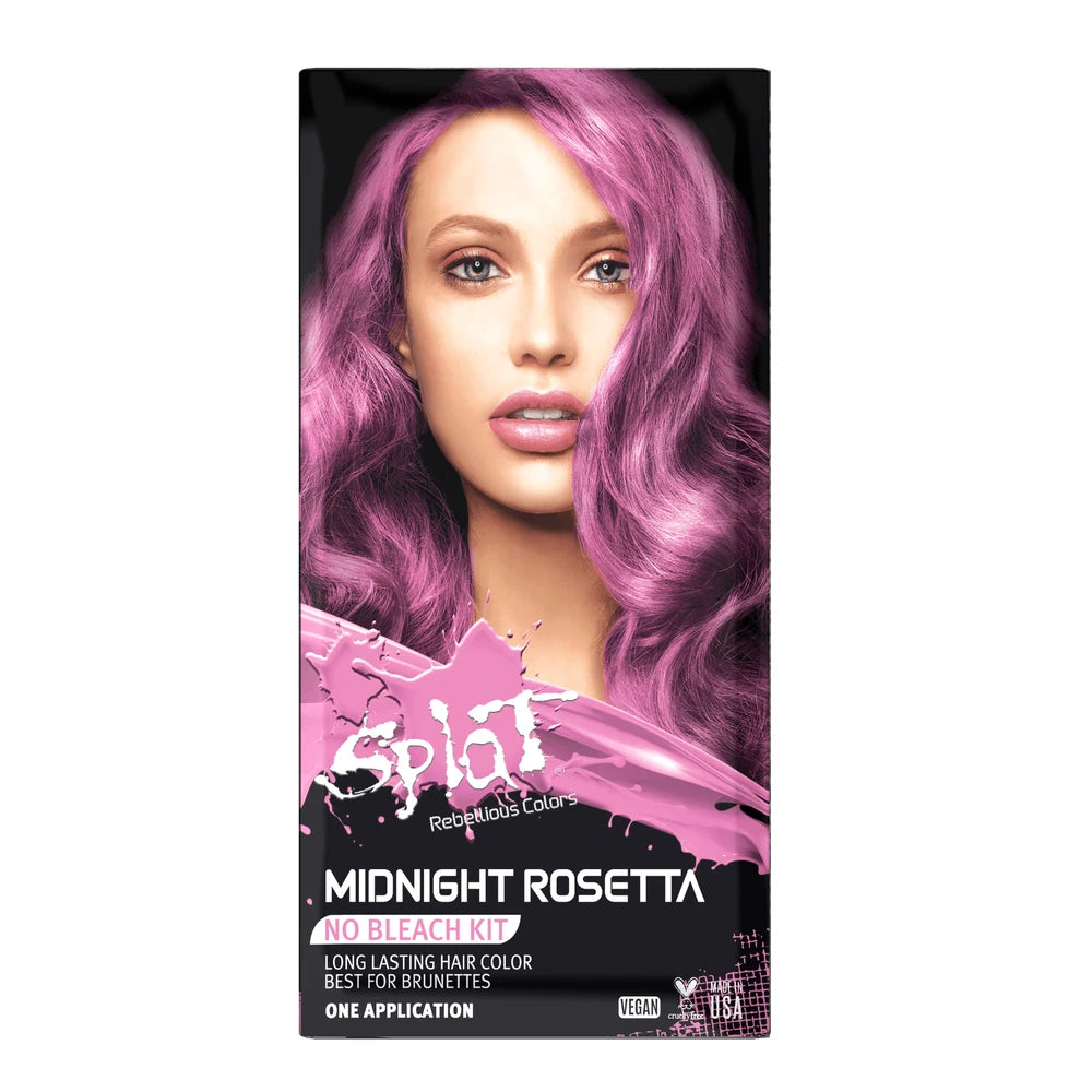 Splat Midnight Rosetta Dye Semi-Permanent Pink Hair Color 6 Oz (Pack of 12)