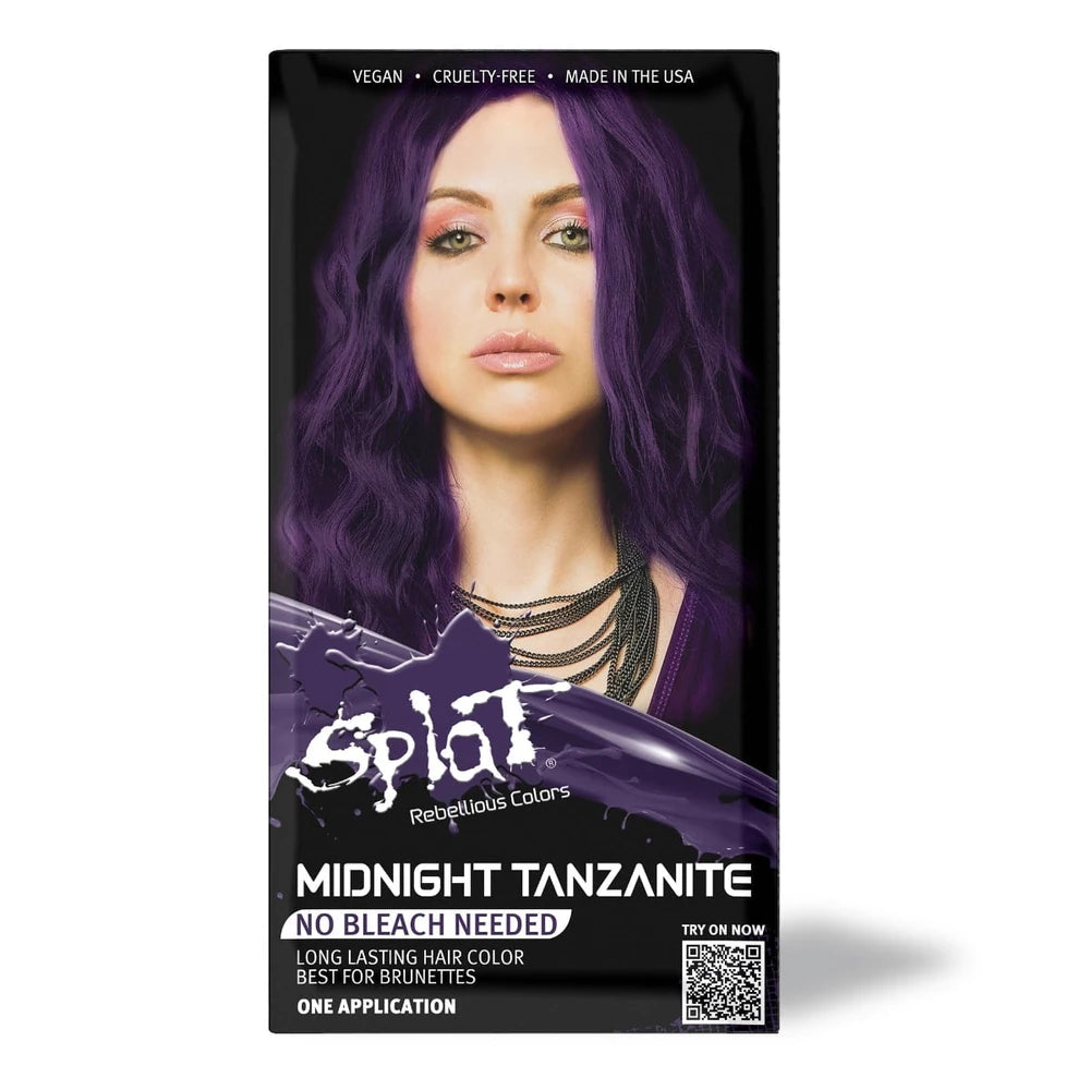 Splat Midnight Kit Semi Permanent Hair Color - Tanzanite - 6.75 fl oz (Pack of 12)
