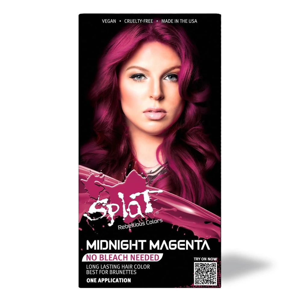 Splat Midnight Kit Semi Permanent Hair Color - Magenta - 6.75 fl oz (Pack of 12)