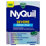 NyQuil LiquiCaps Severe Cold & Flu ? 24 Count 1.6oz (Pack of 24)