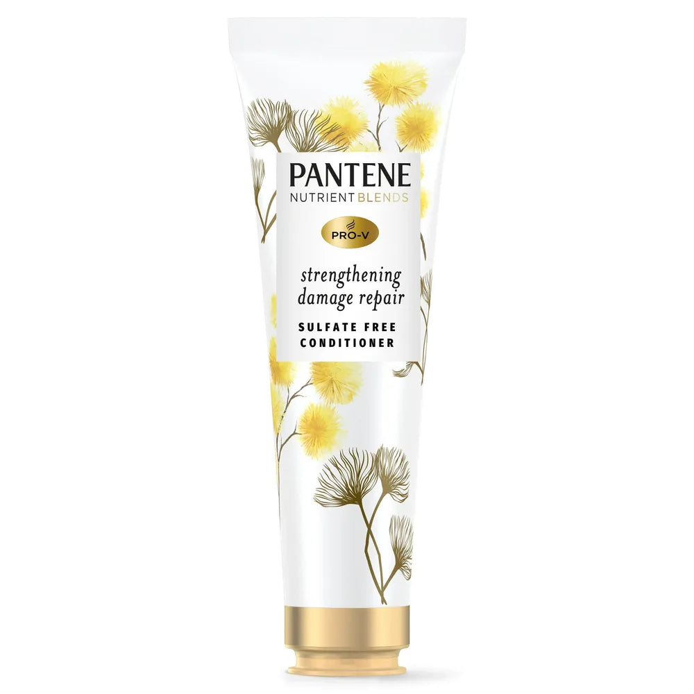 Pantene Nutrient Blends Strengthening Damage Repair Conditioner with Castor Oil 8 Oz (Pack of 12)