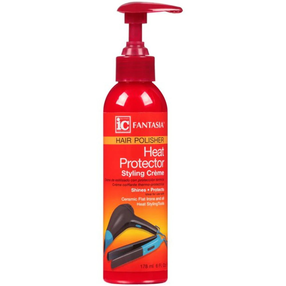 Fantasia Ic Heat Protector Styling Cream 6 oz(Pack of 6)