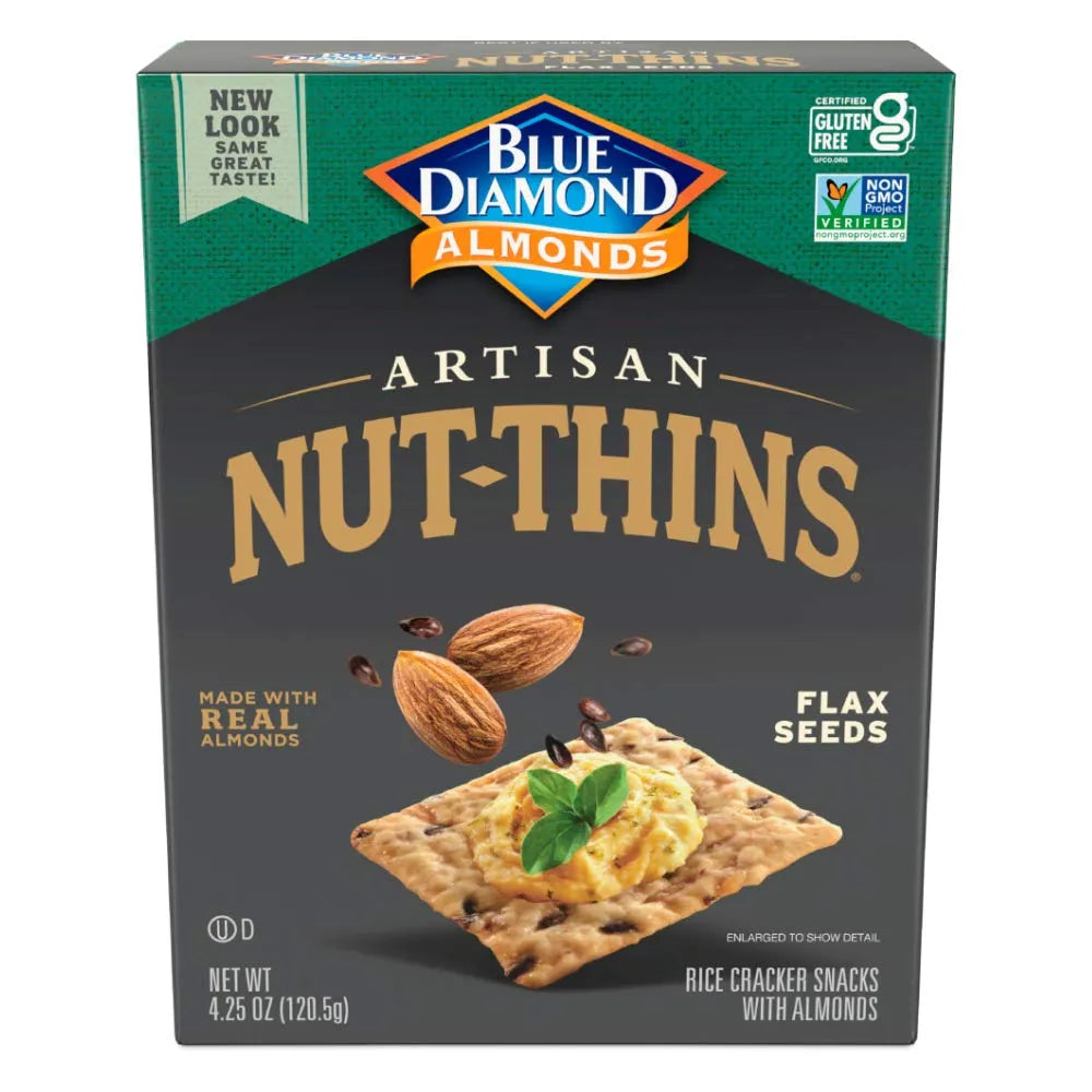 Blue Diamond Nut Thins Artisan 4.25 oz (Pack of 12)