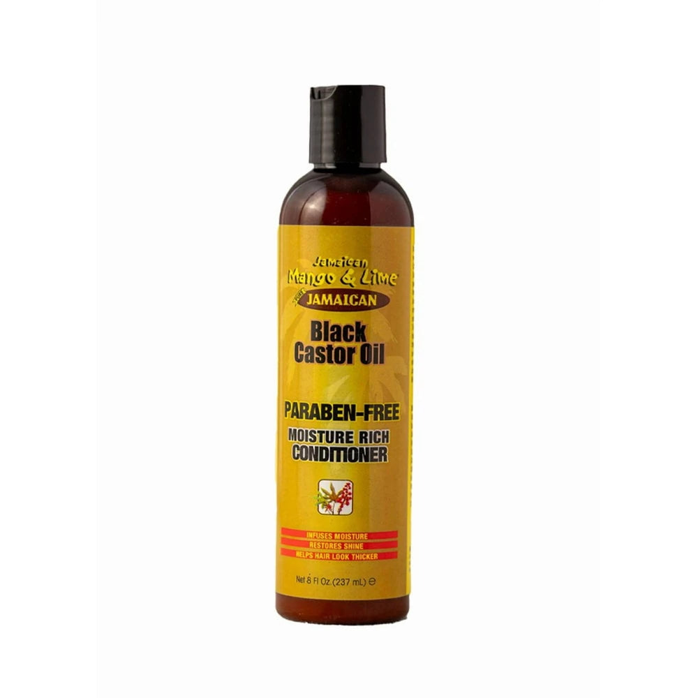 Jamaican Mango Lime - Black Castor Oil Moisture Rich Conditioner 8. Oz (Pack of 6)
