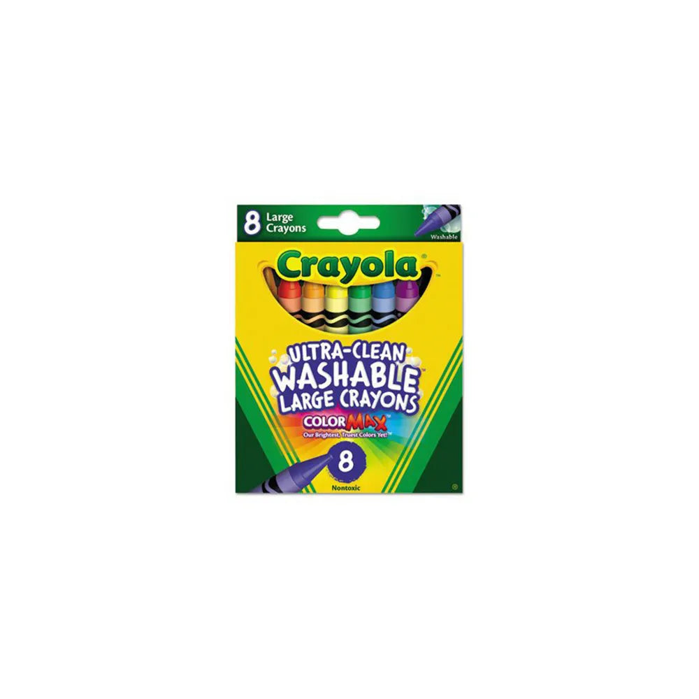 Crayola Ultra Clean Large Washable Crayons8 Ea 0.16Oz (Pack Of 24)