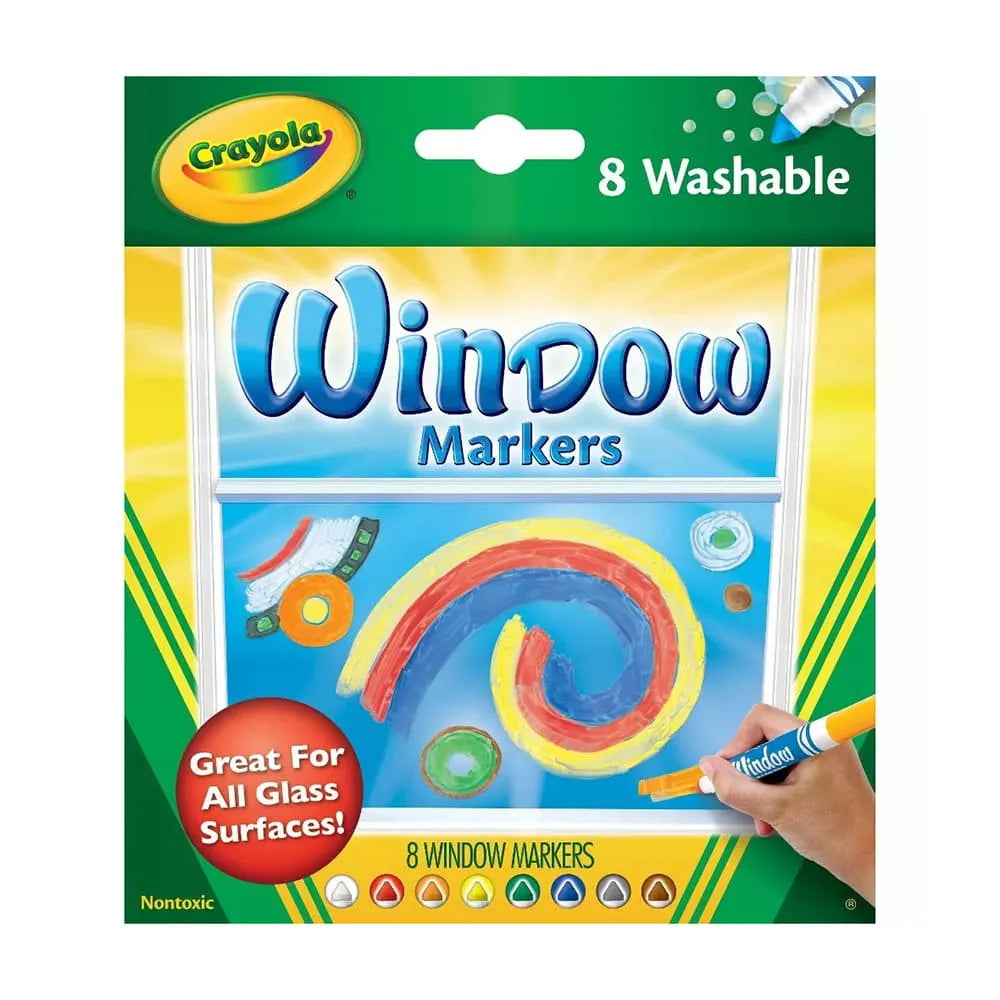 Crayola Washable Window Markers (Pack Of 24)