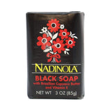 NADINOLA - Black Soap W/ Brazilian Cupuacu Butter Vitamin E 3 Oz (Pack of 12)