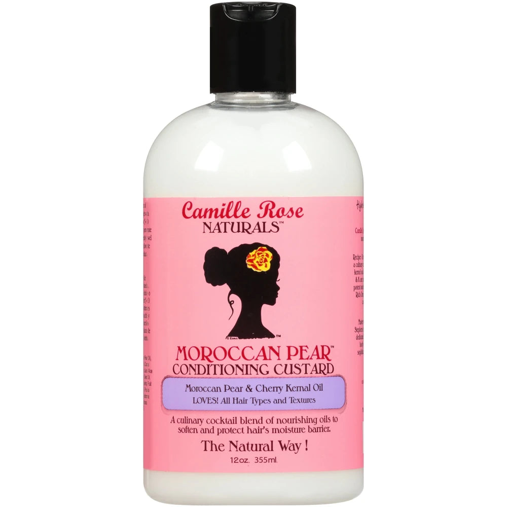 Camille Rose Moroccan Pear Conditioning Custard Oil, 12 Oz (Pack of 6)