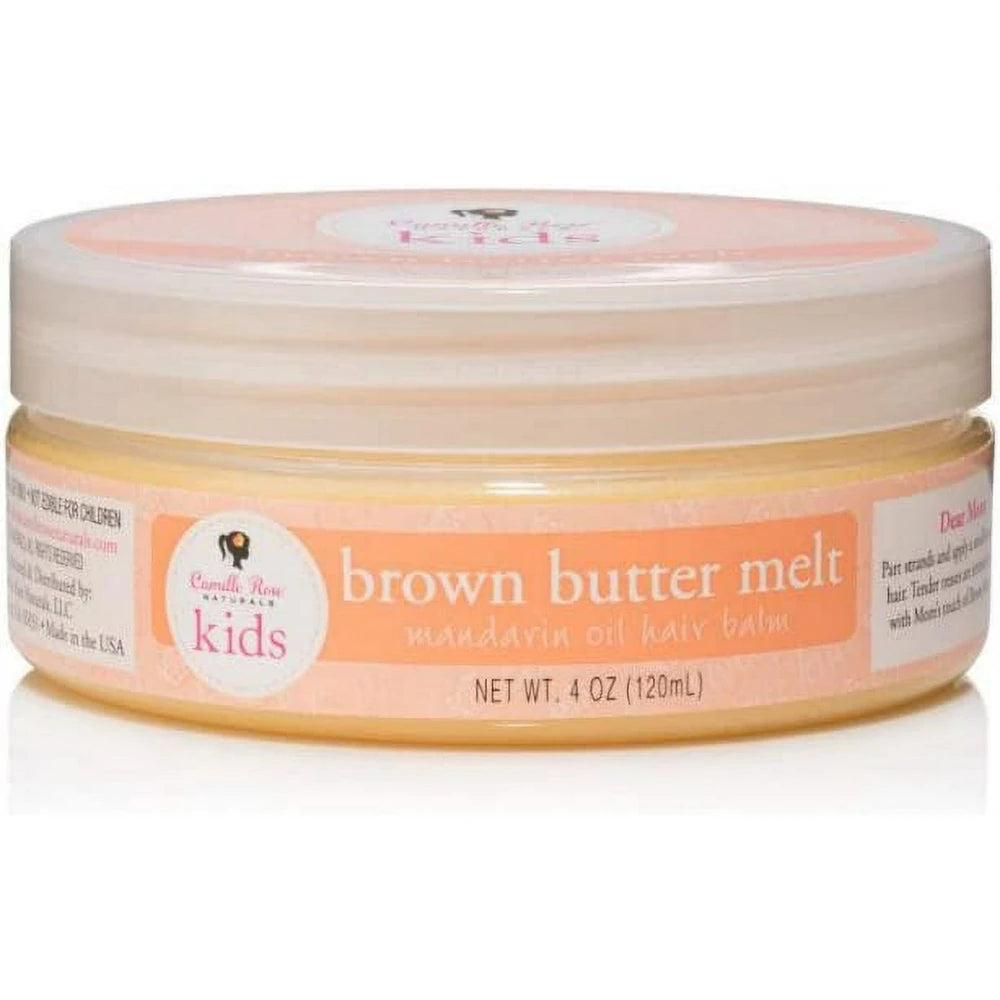 Camille Rose Kids Brown Butter Melt Mandarin Oil Nourish & Moisturize Kids Hair 4 Oz (Pack of 6)