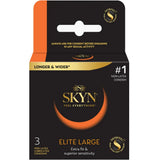 Lifestyles Skyn Non-Latex Lubricated Condoms Large3 ea 0.7oz (Pack of 144)