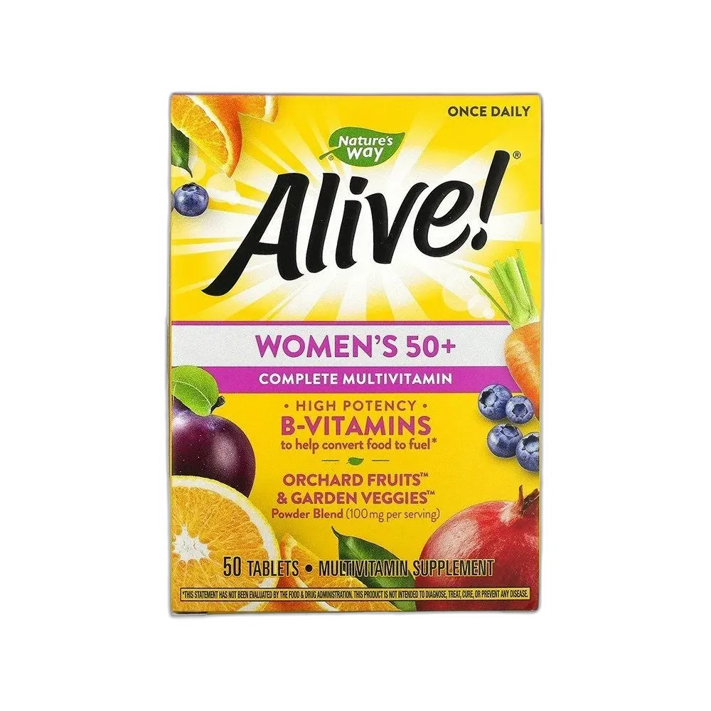 Nature's Way Alive Women's 50+ Complete Multivitamin Tablets 4.16oz (Pack of 12)
