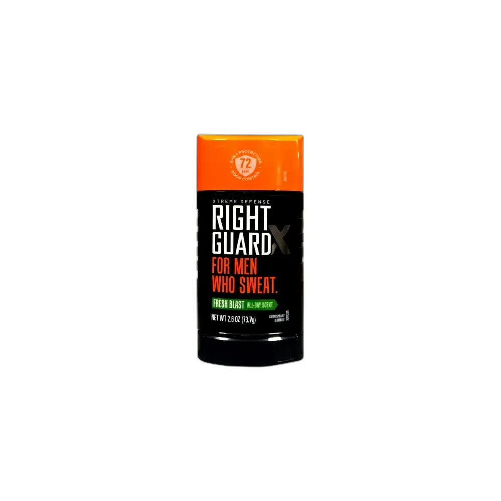 Right Guard Xtreme Defense 5 AntiPerspirant And Deodorant Fresh Blast 2.60Oz (Pack of 12)