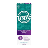 Toms of Maine Whole Care Natural Toothpaste Peppermint 4Oz (Pack of 24)