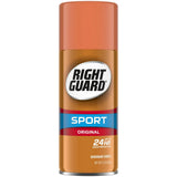 Right Guard Sport Deodorant Aerosol Original 8.5Oz (Pack of 12)