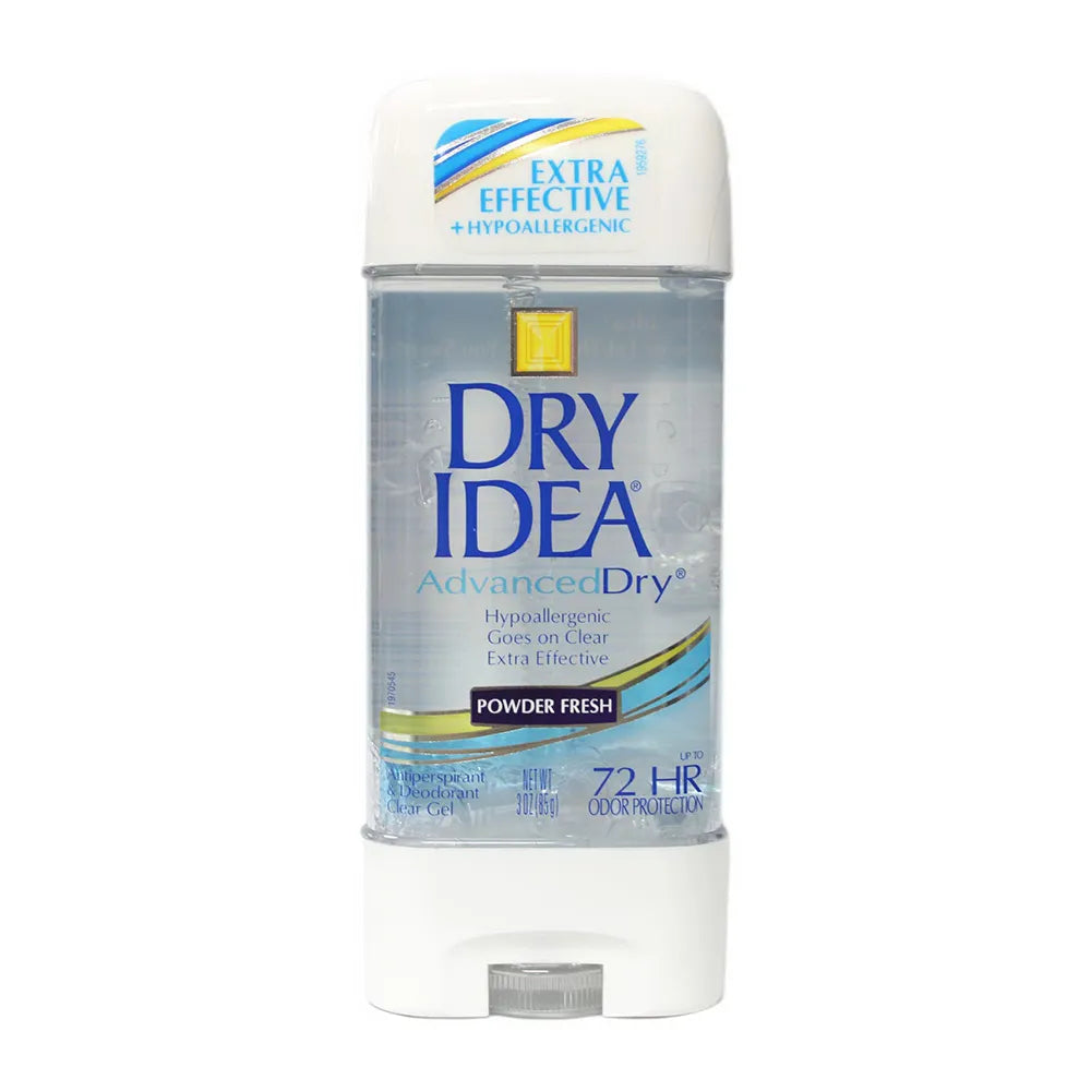 Dry Idea Clear Gel Antiperspirant And Deodorant Powder Fresh 3Oz (Pack of 12)