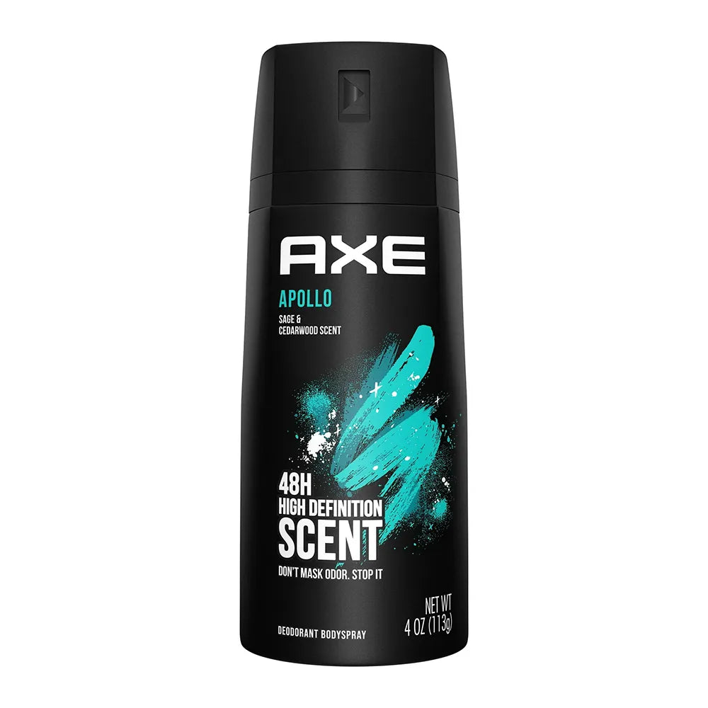 Axe Deodorant Body Spray Apollo 4Oz (Pack of 12)