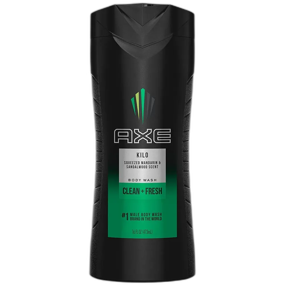 Axe Kilo Revitalizing Shower Gel for Men 16Oz (Pack of 4)