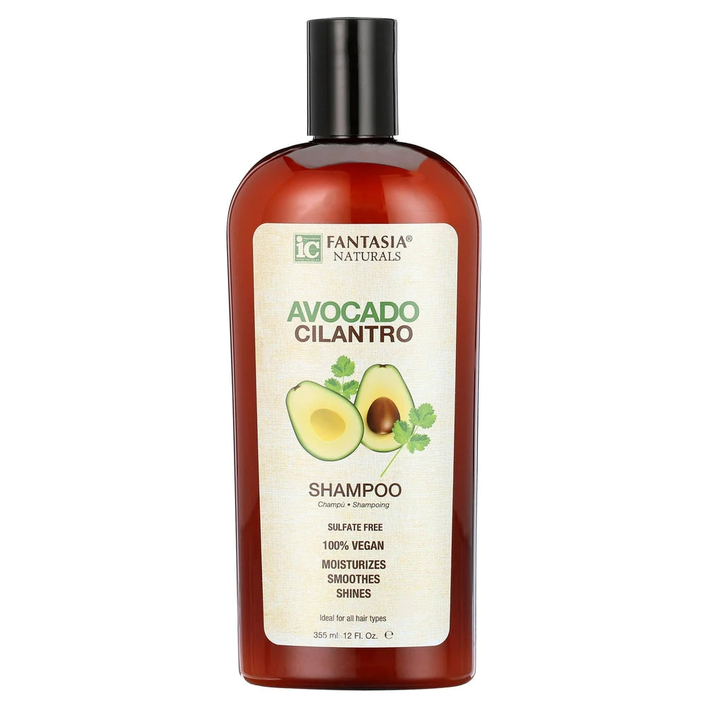 Fantasia Avocado & Cilantro Moisturizing Daily Shampoo with Keratin 12 fl oz (Pack of 6)