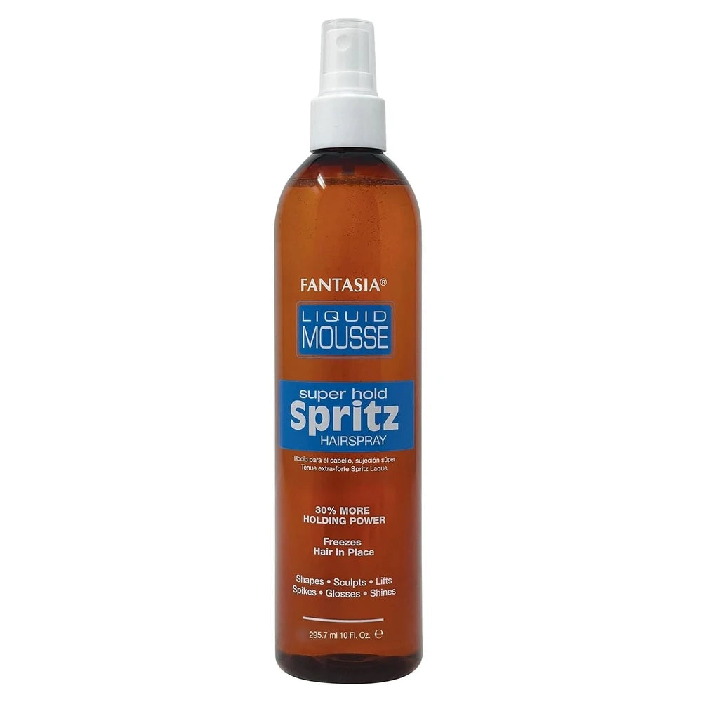 Fantasia Liquid Mousse Super Hold Spritz 10 Oz (Pack of 6)