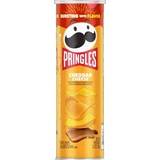 Pringles Cheddar Cheese Naturally Flavored Potato Crisps Chips 5.5 Oz (Pack of 14)