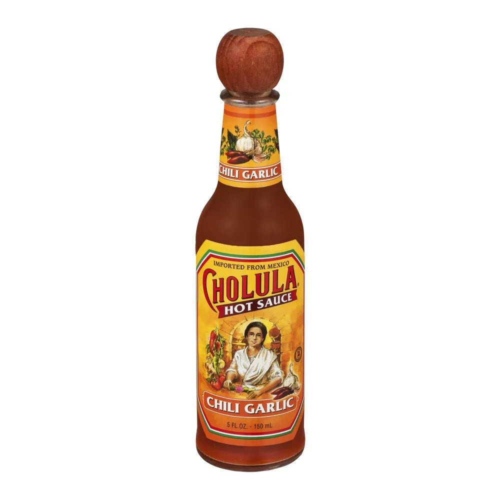 Cholula Chili Garlic Hot Sauce 5 oz (Pack of 12)