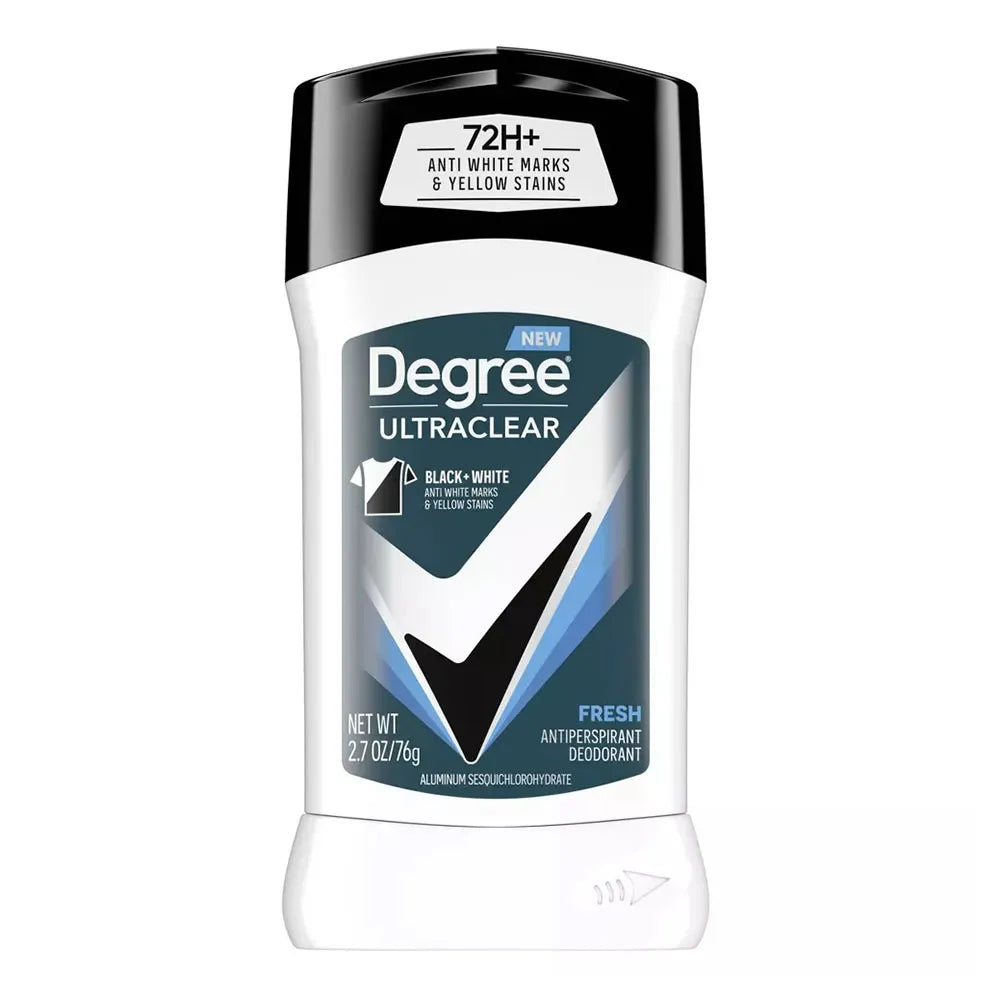 Degree Antiperspirant Invisible Solid Ultraclear Black and White 2.7Oz (Pack of 12)