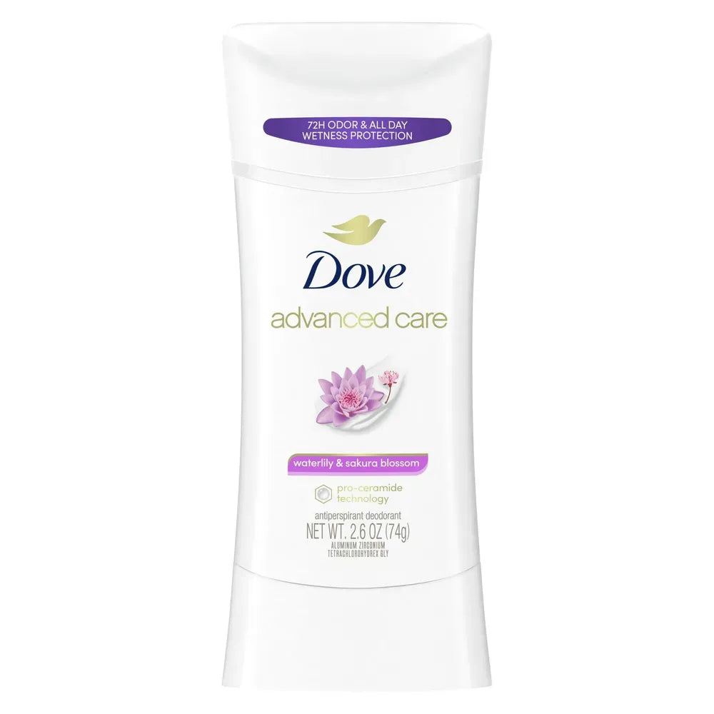 Dove Nourishing Secrets Calming Ritual Antiperspirant Deodorant Waterlily and Sakura Blossom 2.6Oz (Pack of 12)