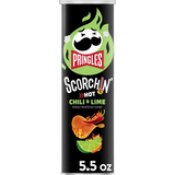 Pringles Scorchin Chili Chips 5.5 oz (Pack of 14)