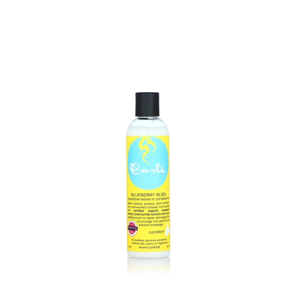 CURLS Blueberry Bliss Reparative Leave-In Conditioner 8 Fl. Oz (Pack of 6)