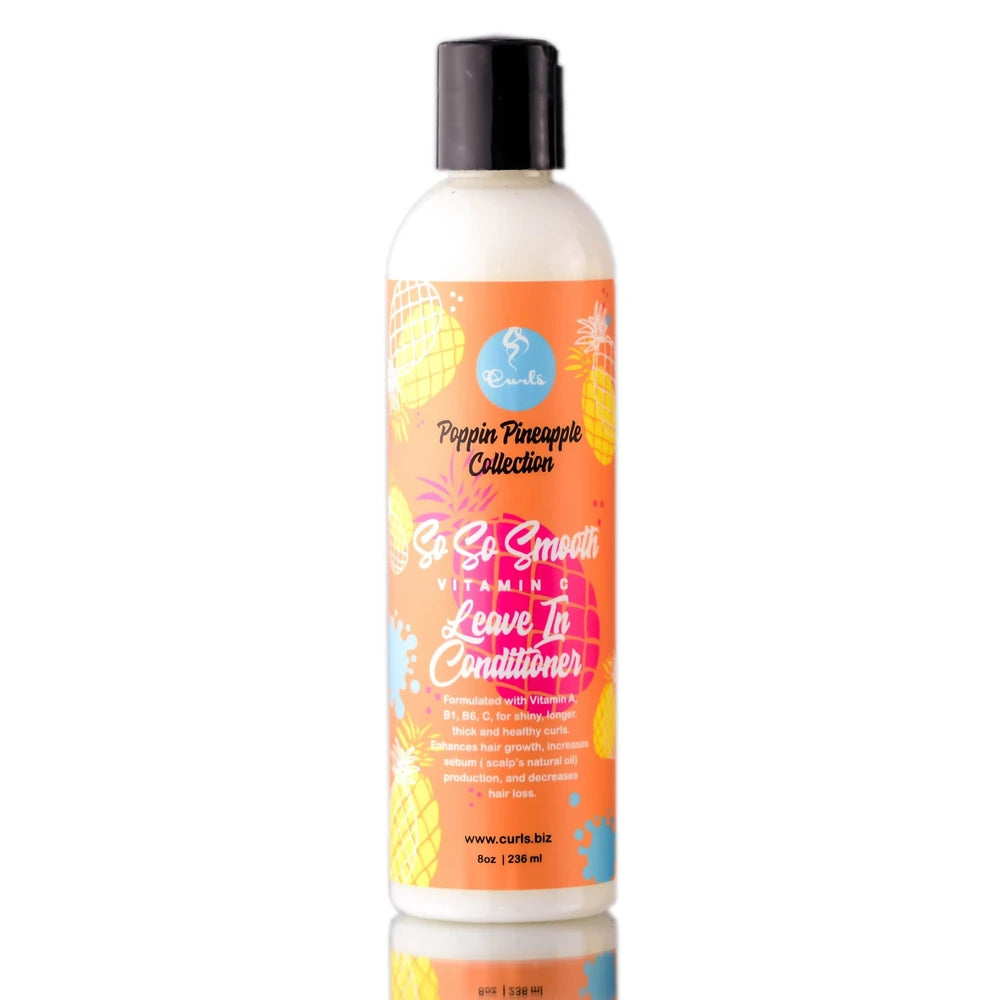 CURLS So So Smooth Vitamin C Leave-In Conditioner, 8 Fl. Oz (Pack of 6)