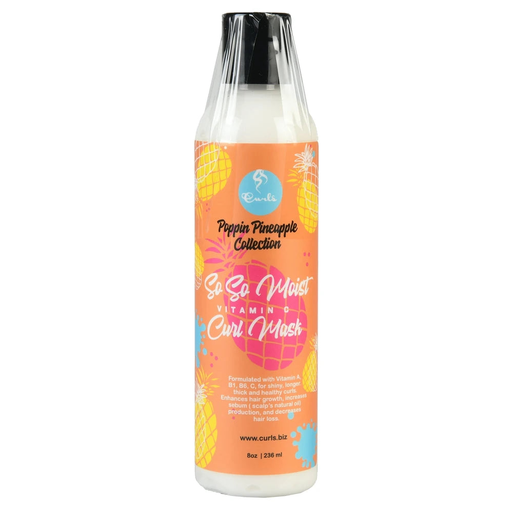 CURLS So So Moist Vitamin C Curl Mask, 8 Fl. Oz (Pack of 6)