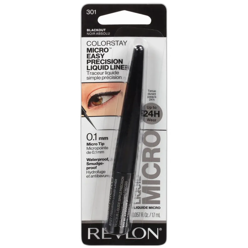 Revlon Colorstay Micro Liquid Eyeliner Black 0.057Oz (Pack Of 72)
