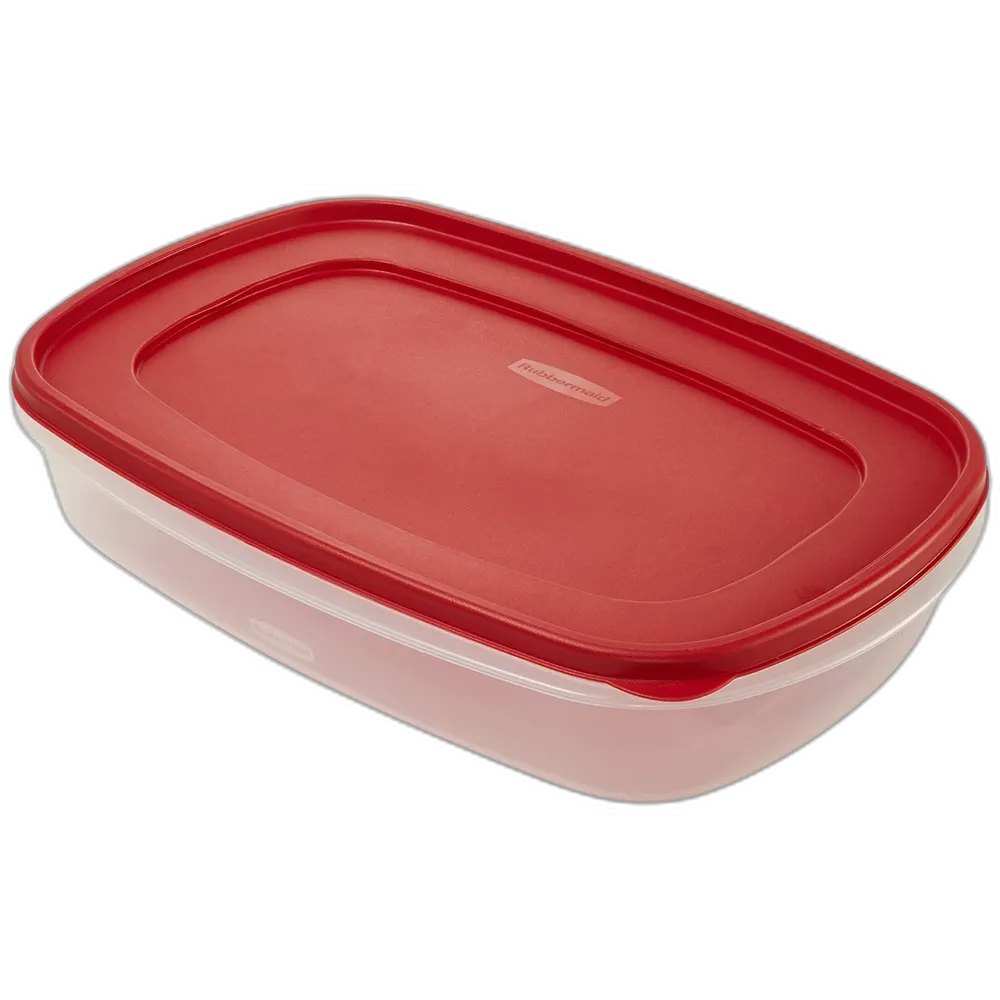 Rubbermaid Easy Find Lid 1.5 Gallon Rectangle 19.2oz (Pack of 2)