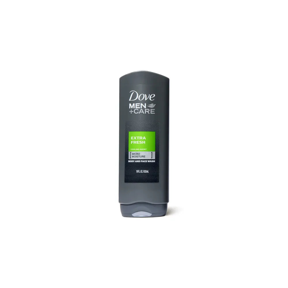 Dove Men Extra Fresh Body Wash 18Oz (Pack of 4)