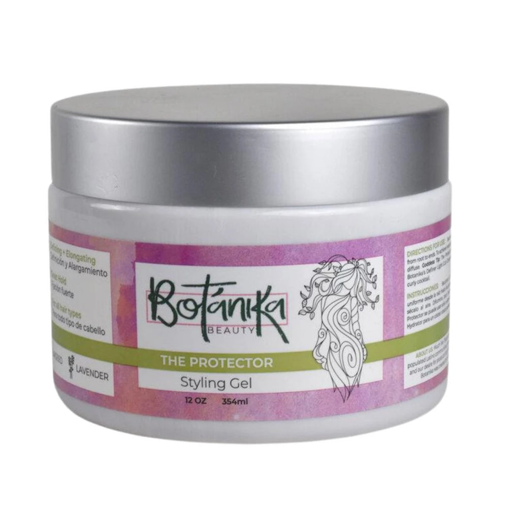 Botanika Beauty The Protector Shine Enhancing Hair Styling Gel with Lavender 12 Fl. Oz (Pack of 6)