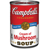 Campbell's Condensed Cream of Mushroom Soup 10.5Oz (Pack of 48)