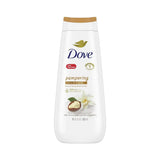 Dove Pampering Body Wash Shea Butter & Vanilla 11 oz (Pack of 6)
