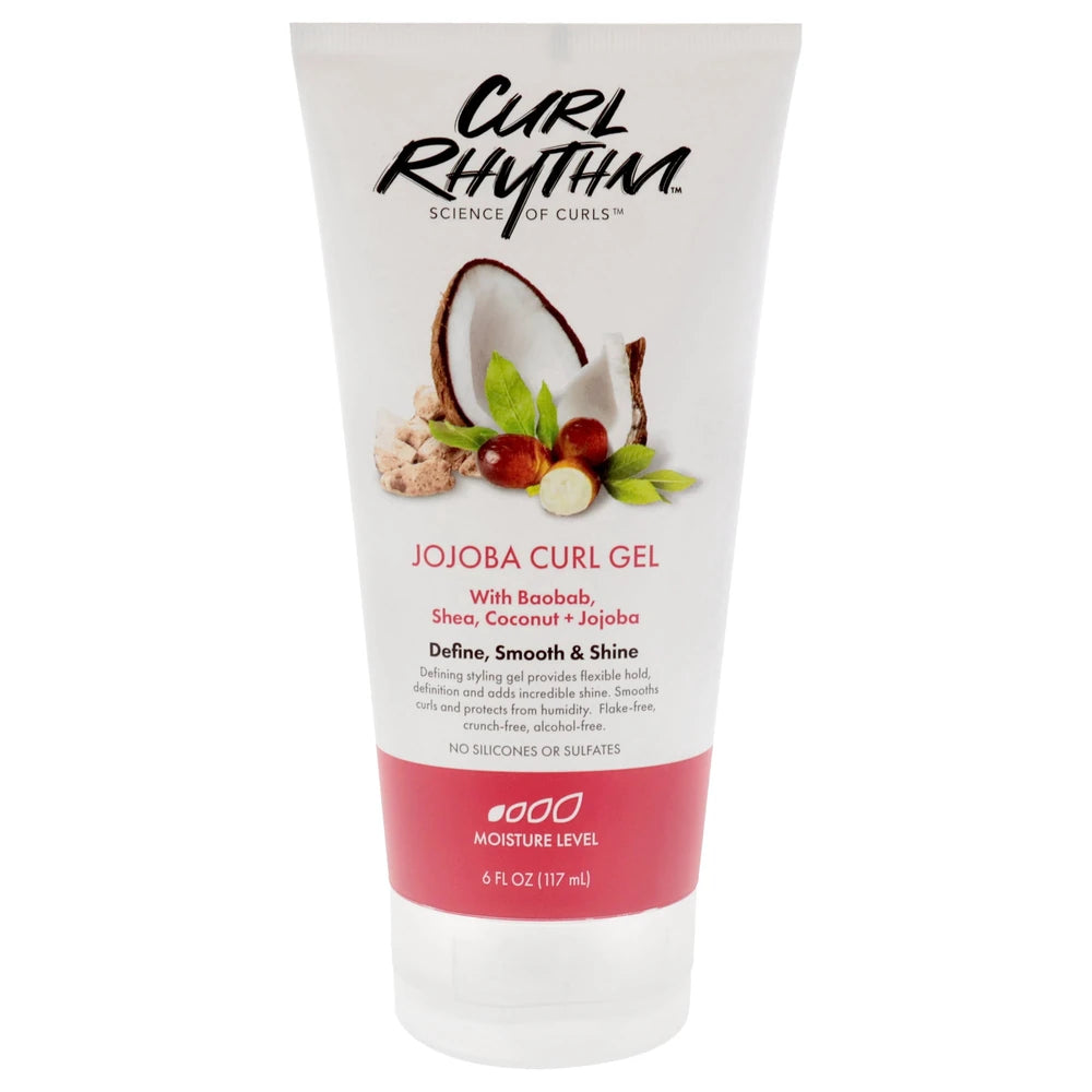 Curl Rhythm Jojoba Curl Gel, 6 Fl. Oz (Pack of 6)