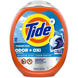 Tide Ultra OXI Power PODS with Odor Eliminators Laundry Detergent Pacs 45 ct 76oz (Pack of 4)