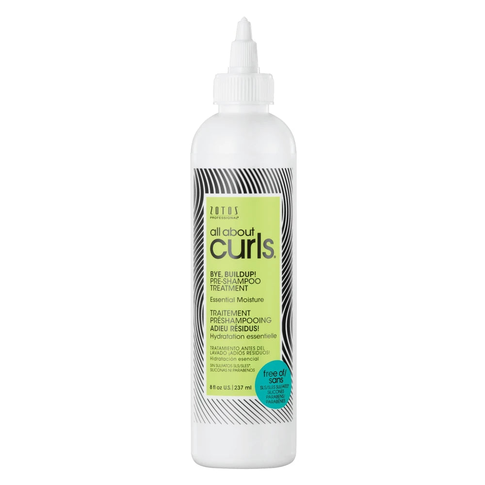 Zotos All About Curls Bye Buildup! Pre-Shampoo Treatment, 8 Fl. Oz (Pack of 12)