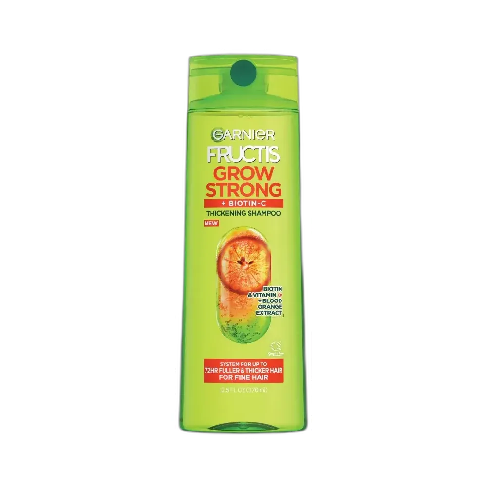 Garnier Fructis Grow Strong Shampoo 12.5 oz (Pack of 6)
